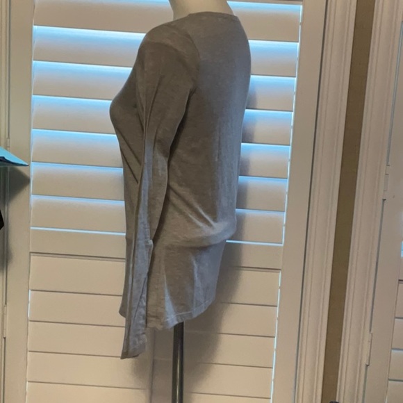 32 Degrees Gray Fitted Long Sleeve T-Shirt - Picture 4 of 7